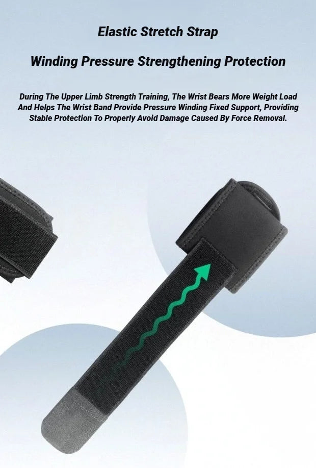 Adjustable Fitness Strength Bandage Hand Wrist Straps Sports Wristbands Support Gym Wraps Brace Wrist-Band