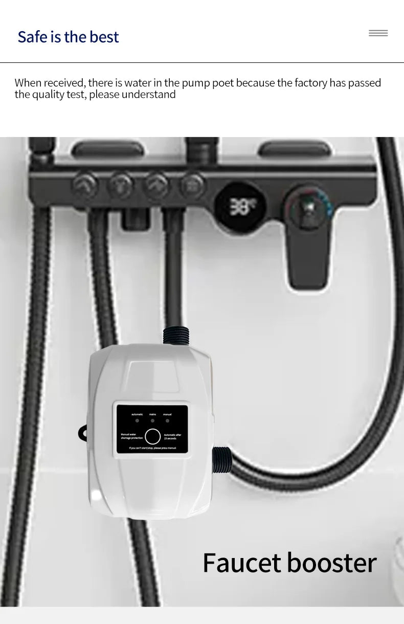 Pompa Prysznicowa 24V Automatyczna - Zwiększenie Ciśnienia Wody w Domu