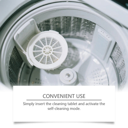 Powerful Washing Machine Cleaner Tablets - Deep Cleans, Removes Tough Stains & Limescale, Eliminates Odor & Mold