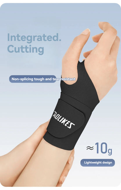 AOLIKES Ultra Thin and Soft Wrist Brace Wrist Wraps for Men and Women, Adjustable Wrist Support for Basketball Tennis Badminton