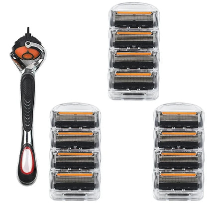 Maszynka do Golenia Męska 5-Warstwowa - Stal Nierdzewna Klasyczna Żyletki