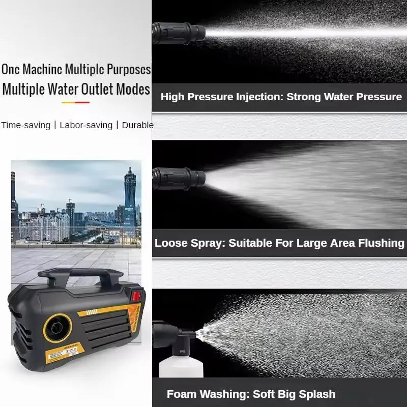 Myjka Elektryczna 3000W 220V - Powerful High Pressure Car Washer Home Floor Cleaner