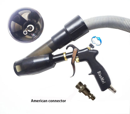 Car Interior Detailing Air Blow Tornado Gun &vacunm Gun ,Cleaning Tornador Gun Quickly Blasts Dirt and Dust
