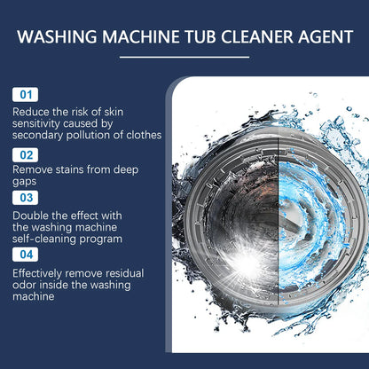 JUE FISH 100ML Washing Machine Tub Cleaner Agent Gentle on Body Clothes And Hands Eco-Friendly Cleaning Solution