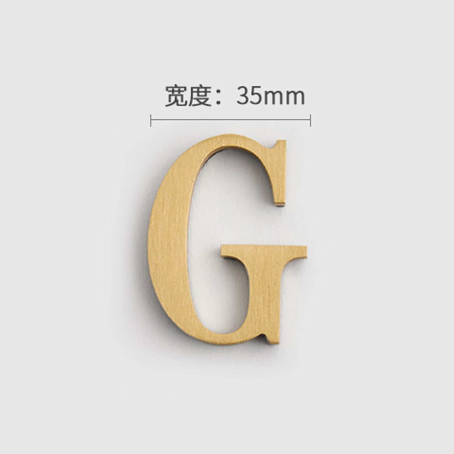 Mosiężne Numery Domowe i Litery - Samoprzylepne Znaki Ścienne 0-9 A-Z Złote