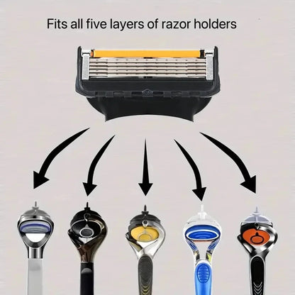 Maszynka do Golenia Męska 5-Warstwowa - Stal Nierdzewna Klasyczna Żyletki