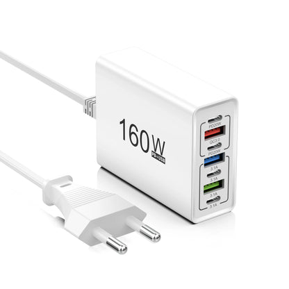 Ładowarka Sieciowa 160W USB-C - Szybkie Ładowanie 7 Portów