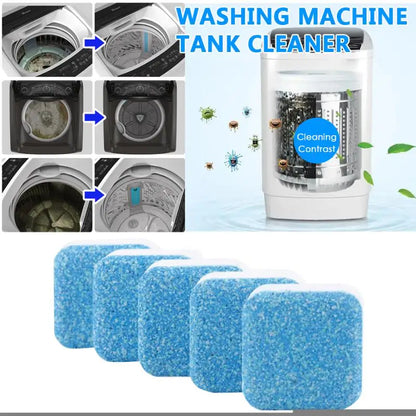 Wholesale 1/5/10Pcs Washing Machine Cleaner Washer Cleaning Laundry Soap Detergent Effervescent Tablet Washer Cleaner