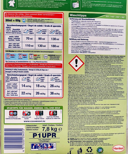 Persil Fabric Washing Powder 130p Professional Universal GERMANY