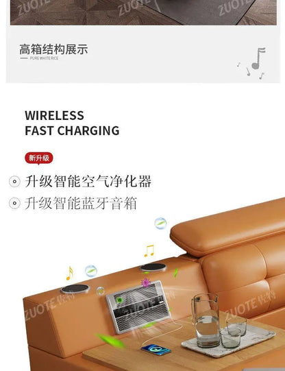 Łóżko Tatami z Projektorem 150/180x200cm - Elektryczne Smart Bed Space Capsule