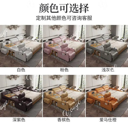 Łóżko Tatami z Projektorem 150/180x200cm - Elektryczne Smart Bed Space Capsule