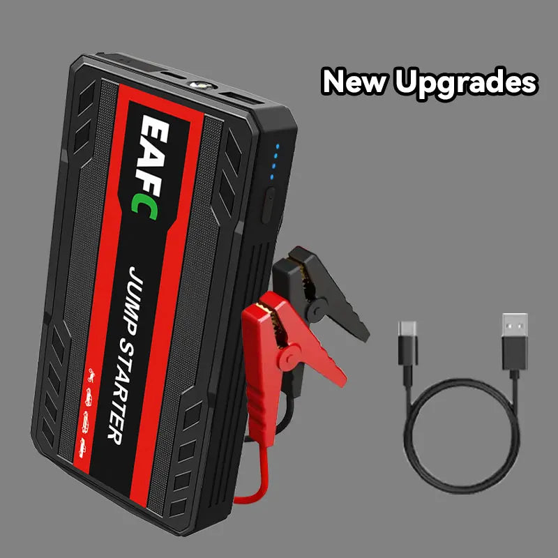 Rozrusznik Samochodowy 600A - Przenośny Jump Starter Powerbank 12V