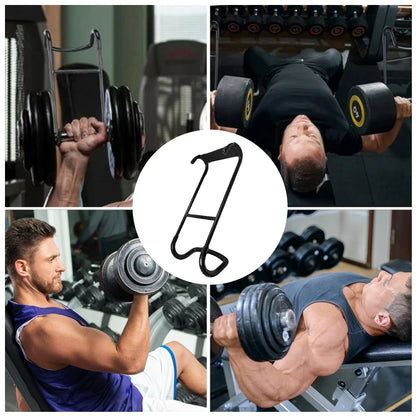 Haki Asekuracyjne do Hantli - Uchwyty do Wyciskania na Ławce | Trening Klatki