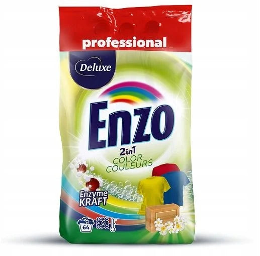 Deluxe Enzo 2in1 Color Washing Powder 4.50 kg 64p