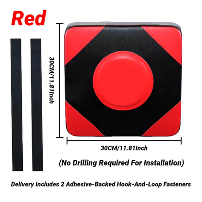 Ścienna Tarcza Bokserska 30/40cm - Regulowana Podkładka Treningowa do Taekwondo MMA Montaż Bez Wiercenia