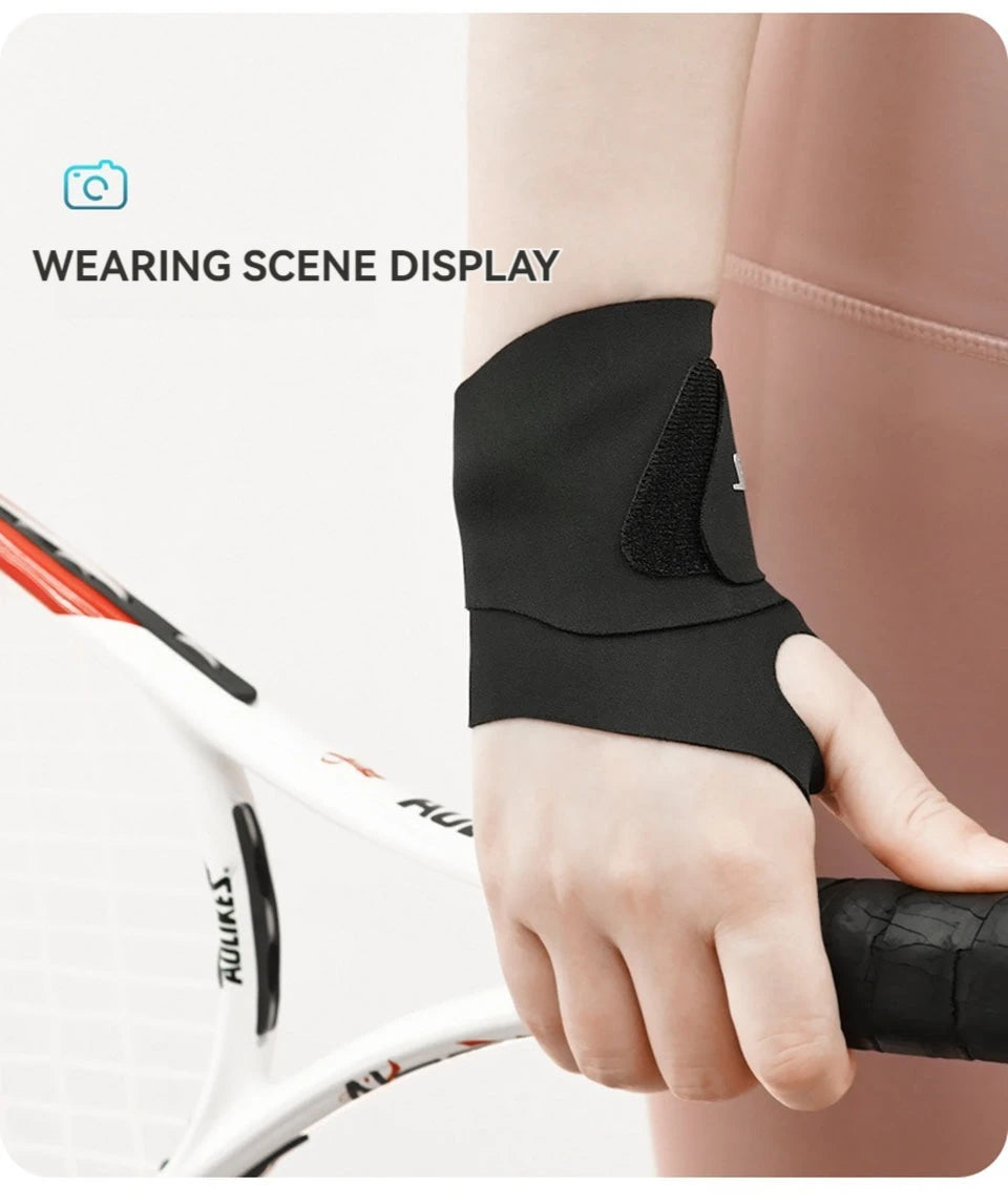 AOLIKES Ultra Thin and Soft Wrist Brace Wrist Wraps for Men and Women, Adjustable Wrist Support for Basketball Tennis Badminton