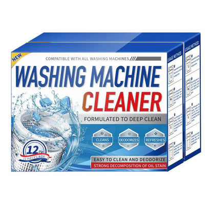 Washing Machine Cleaner Tablets Deep Cleaning Tablet for Washing Machines Safe Deodorizer Cleans Inside Drum Laundry Tub Seal