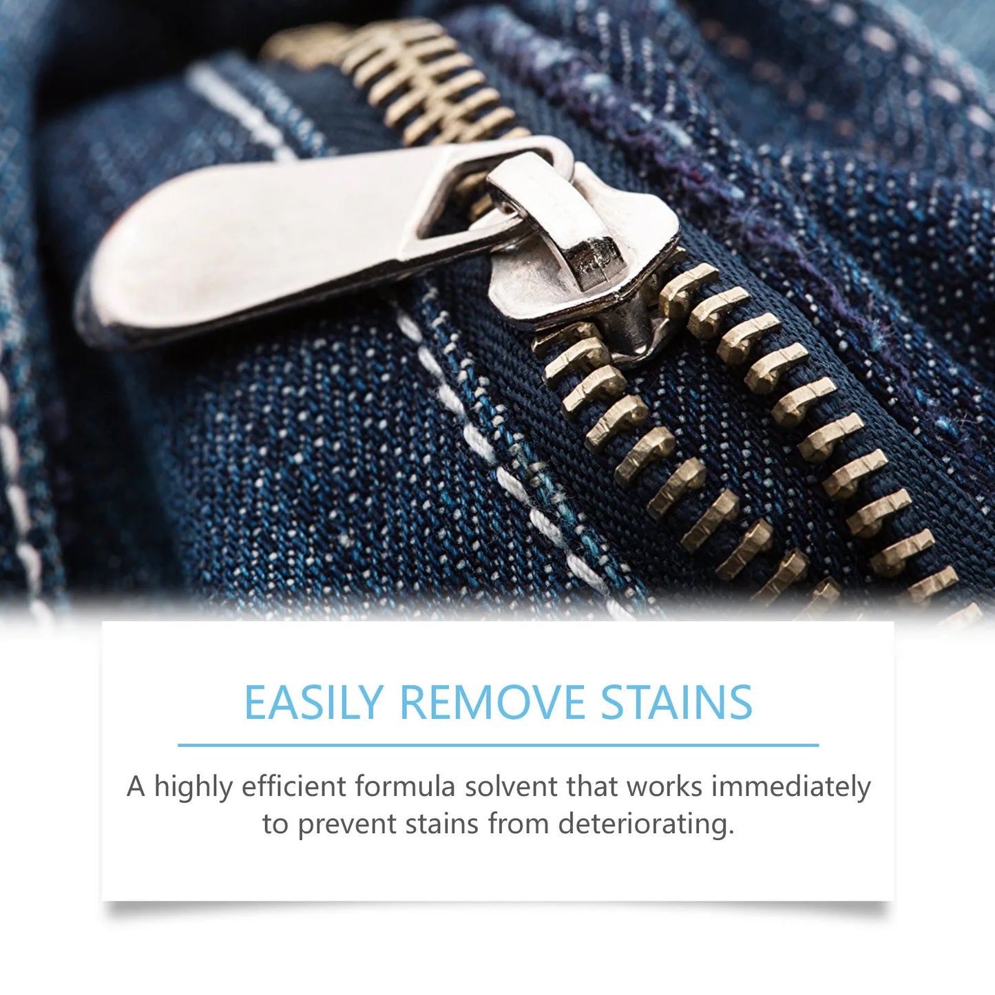 Fabric Rust Remover 100ml - Stain Cleaner for Clothes, Oil, Coffee & Water Stains - Laundry Detergent for Fresh & Old Stains