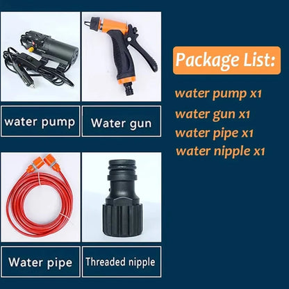 Car Wash 12V Car Washer Gun Pump High Pressure Cleaner Car Care Portable Washing Machine Electric Cleaning Auto Device