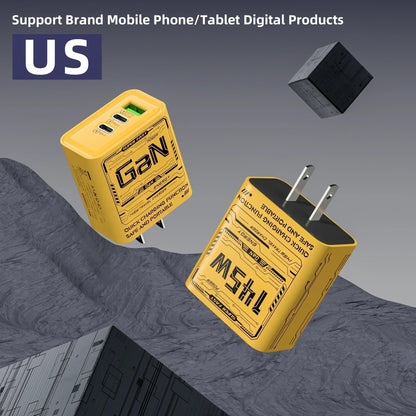 Ładowarka Sieciowa 145W 3 Porty USB-C - Szybkie Ładowanie PD QC3.0