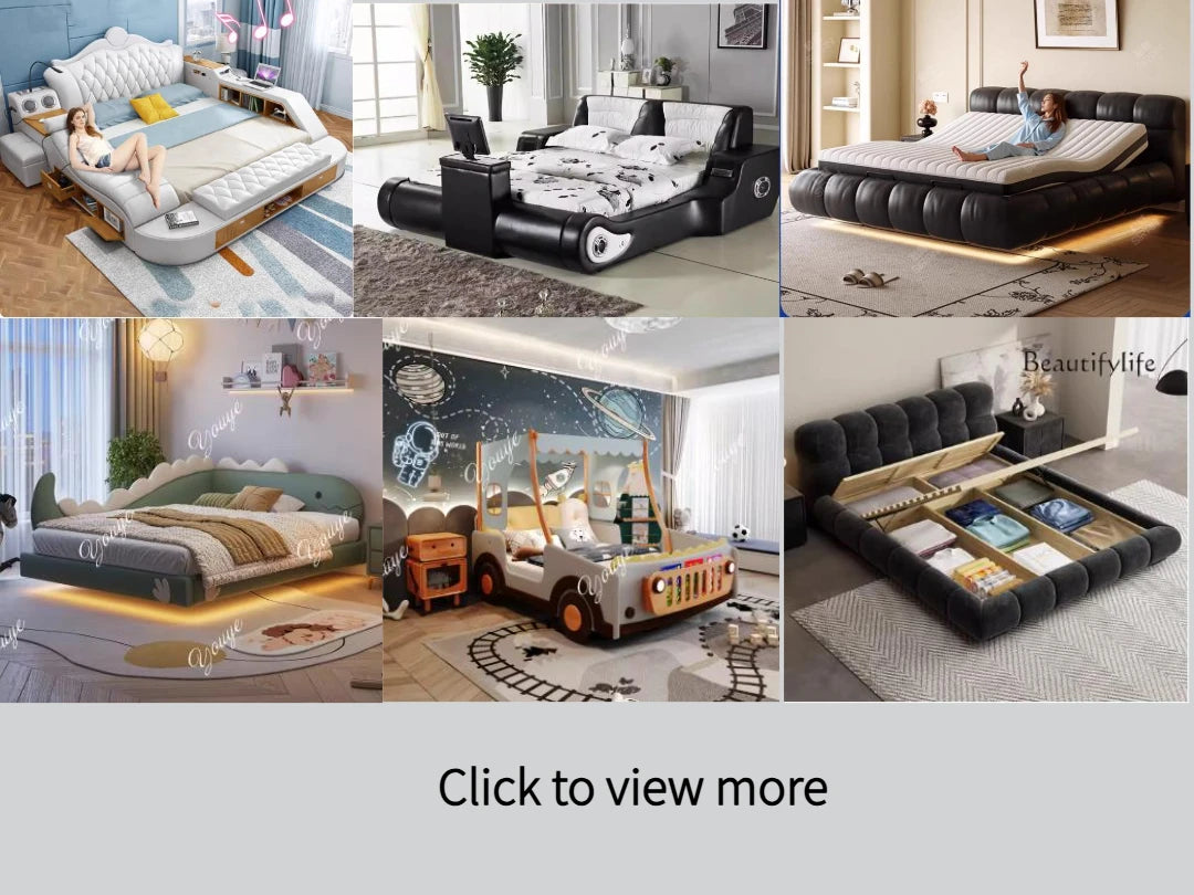 Łóżko Tatami z Projektorem 150/180x200cm - Elektryczne Smart Bed Space Capsule