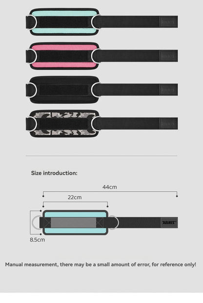 AOLIKES Cable Ankle Straps Double D-Ring Ankle Cuffs For Gym Workouts Glutes Legs Strength Training Brace Support Sport Safety