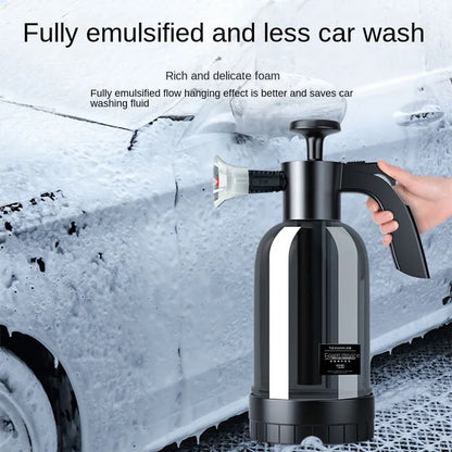 Opryskiwacz Piankowy 2L Hand Pump - Foam Sprayer 3 Nozzles Pneumatic Cannon Snow Foam Car Wash
