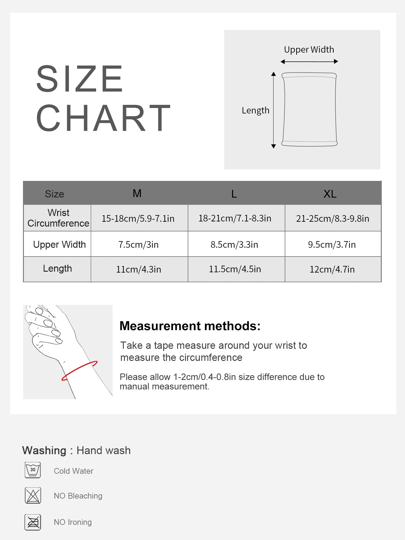 1 Pc Elastic Adjustable Wrist Band Support for Weightlifting Basketball 7114A