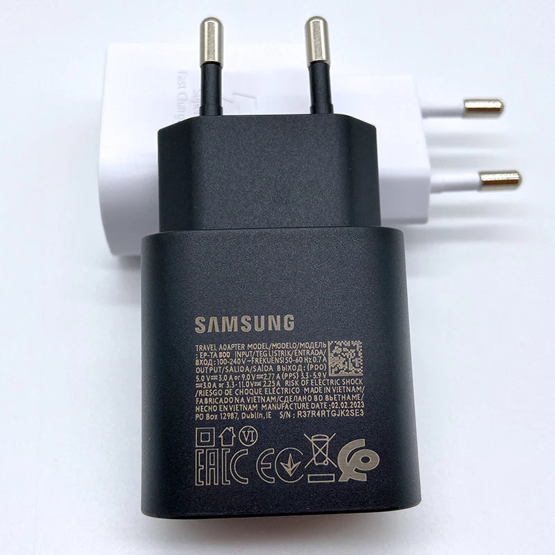 Ładowarka Samsung 25W Super Fast Charger - USB Type C PD dla Galaxy S24 S23 S22 Z Flip Fold