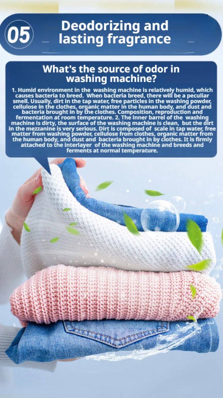 Washing Machine Cleaner Effervescent Tablets Deep Cleaning Washer Stains Detergent Laundry Tub Safe Deodorizer Household Tools