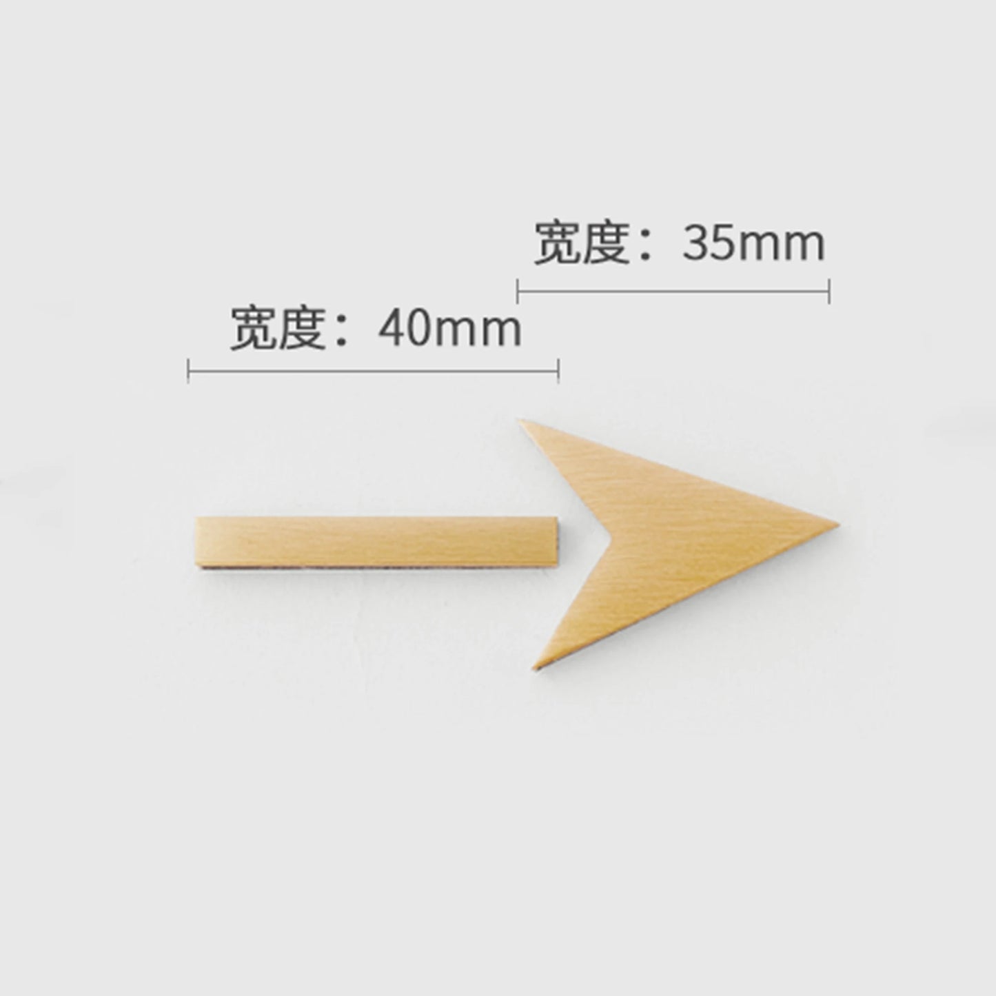 Mosiężne Numery Domowe i Litery - Samoprzylepne Znaki Ścienne 0-9 A-Z Złote