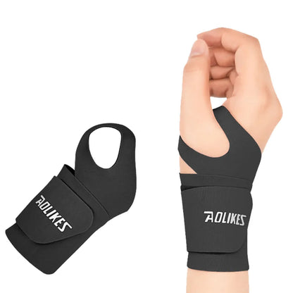 AOLIKES Ultra Thin and Soft Wrist Brace Wrist Wraps for Men and Women, Adjustable Wrist Support for Basketball Tennis Badminton