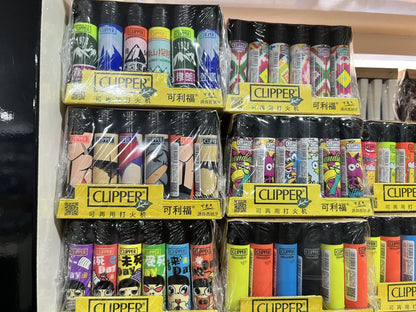 Zapalniczka CLIPPER z Młynkiem - Metalowa Gazowa Wielokrotnego Użytku