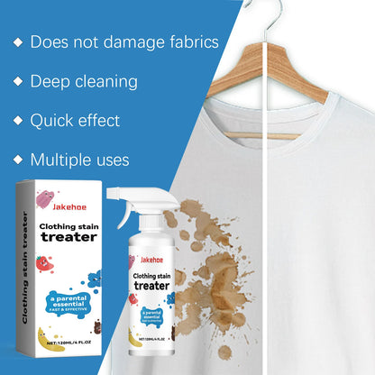 120ml Fabric Stain Remover Spray, Gentle Yet Effective for Oil, Juice, Food Stains, Pre-Wash Treatment for Clothes & Laundry