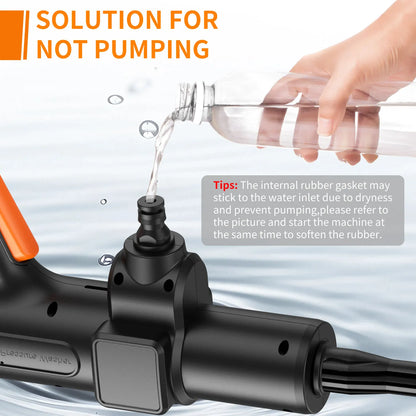 Myjka Ciśnieniowa Bezszczotkowa 50Bar - Akumulatorowa do Mycia Samochodu 18-21V