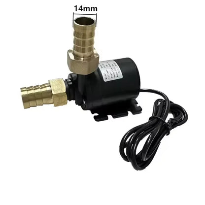 Water Pump High Pressure Ultra Quiet Solar DC12V/ 24V Lift 5M 800L/H Brushless Motor Submersible Water Pumps Quick Break Joint
