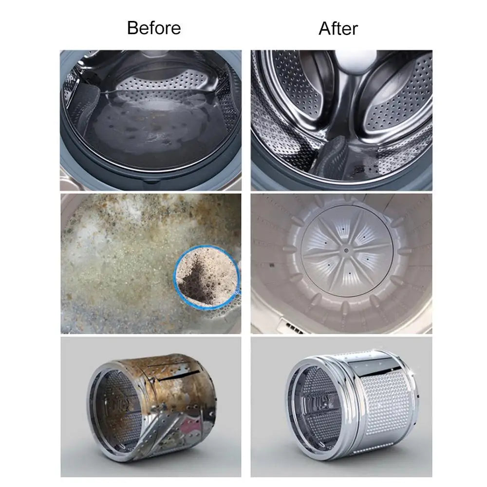 Washing Machine Cleaner Effervescent TabletsTank Cleaning Agent Drum Type Deodorant Remove Stain Detergent