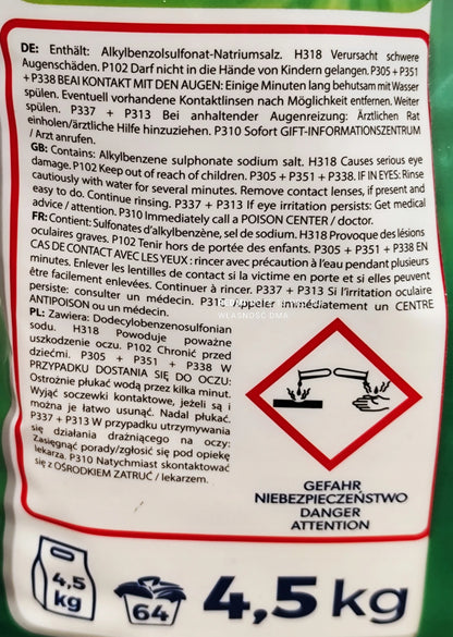 Deluxe Enzo 2in1 Color Washing Powder 4.50 kg 64p