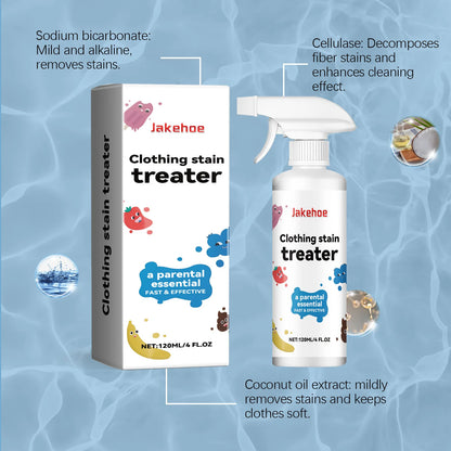 Spray do Usuwania Plam 120ml JAKEHOE - Przenośny Skuteczny Odplamiacz do Ubrań