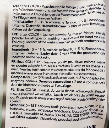 Deluxe Enzo 2in1 Color Washing Powder 4.50 kg 64p