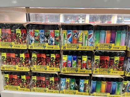 Zapalniczka CLIPPER z Młynkiem - Metalowa Gazowa Wielokrotnego Użytku