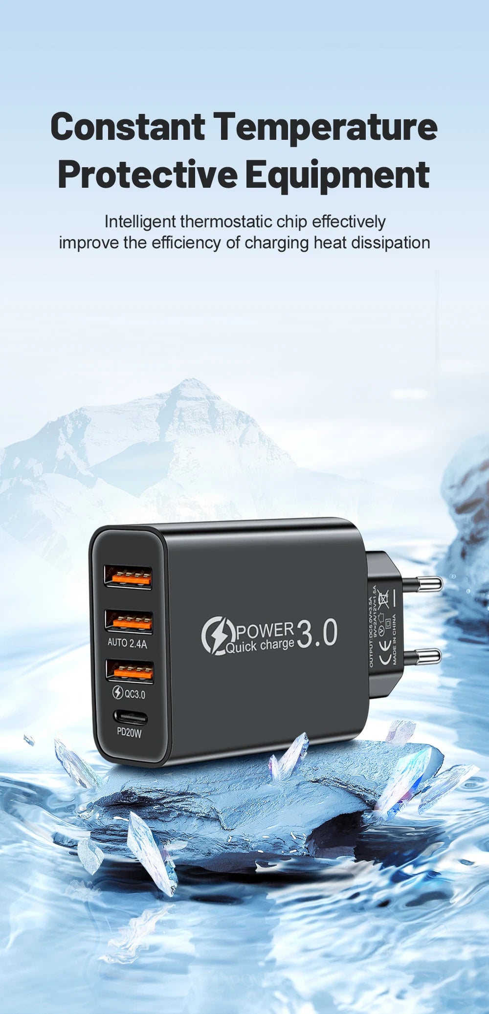 Ładowarka 20W Multi Port USB PD - Szybka Xiaomi iPhone 13 12 Samsung