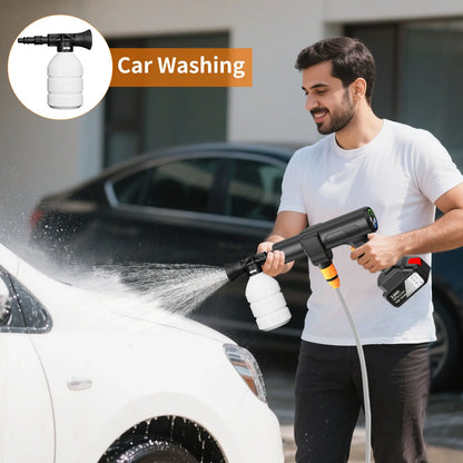 Myjka Ciśnieniowa Bezszczotkowa 50Bar - Akumulatorowa do Mycia Samochodu 18-21V