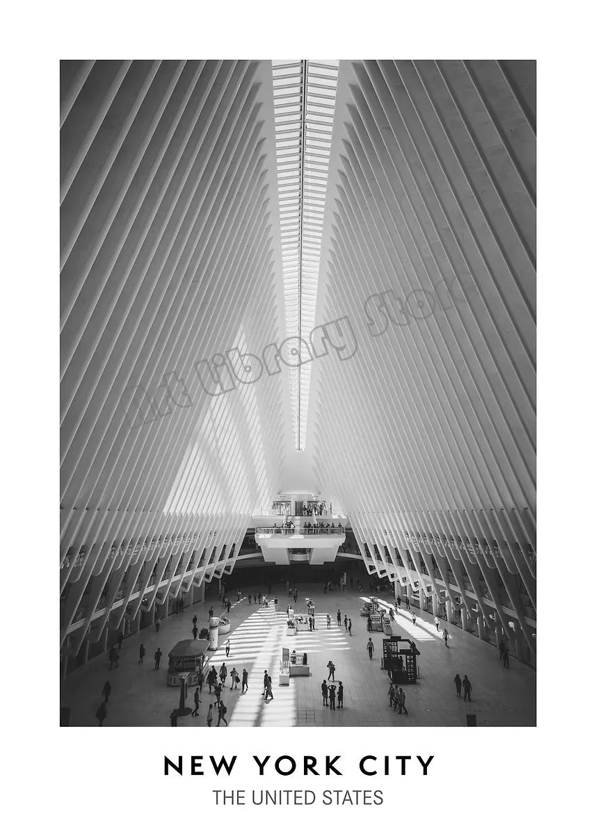 Minimalistyczny Plakat Czarno-Biały Miasta Nowy Jork Paryż Rzym - Obraz na Płótnie Dekoracja Ścienna