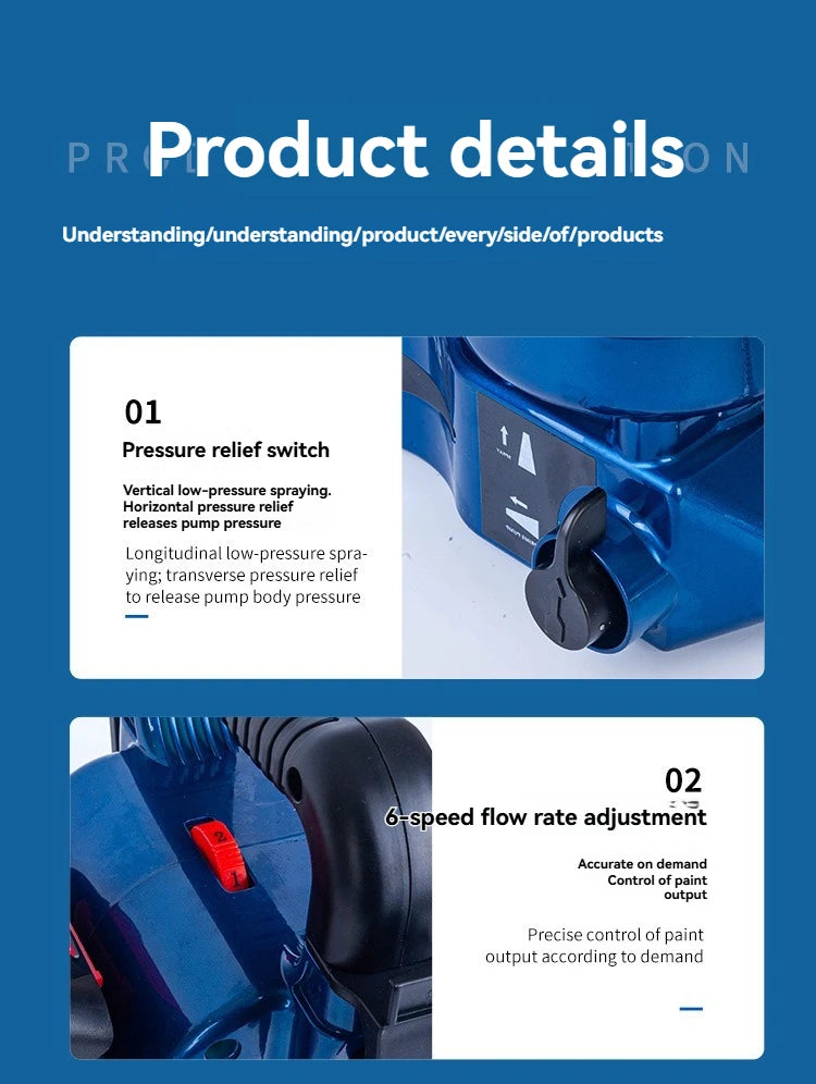 Opryskiwacz Farby Elektryczny Makita 18V - Airless Latex Paint Sprayer Bezprzewodowy