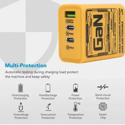 Ładowarka Sieciowa 145W 3 Porty USB-C - Szybkie Ładowanie PD QC3.0