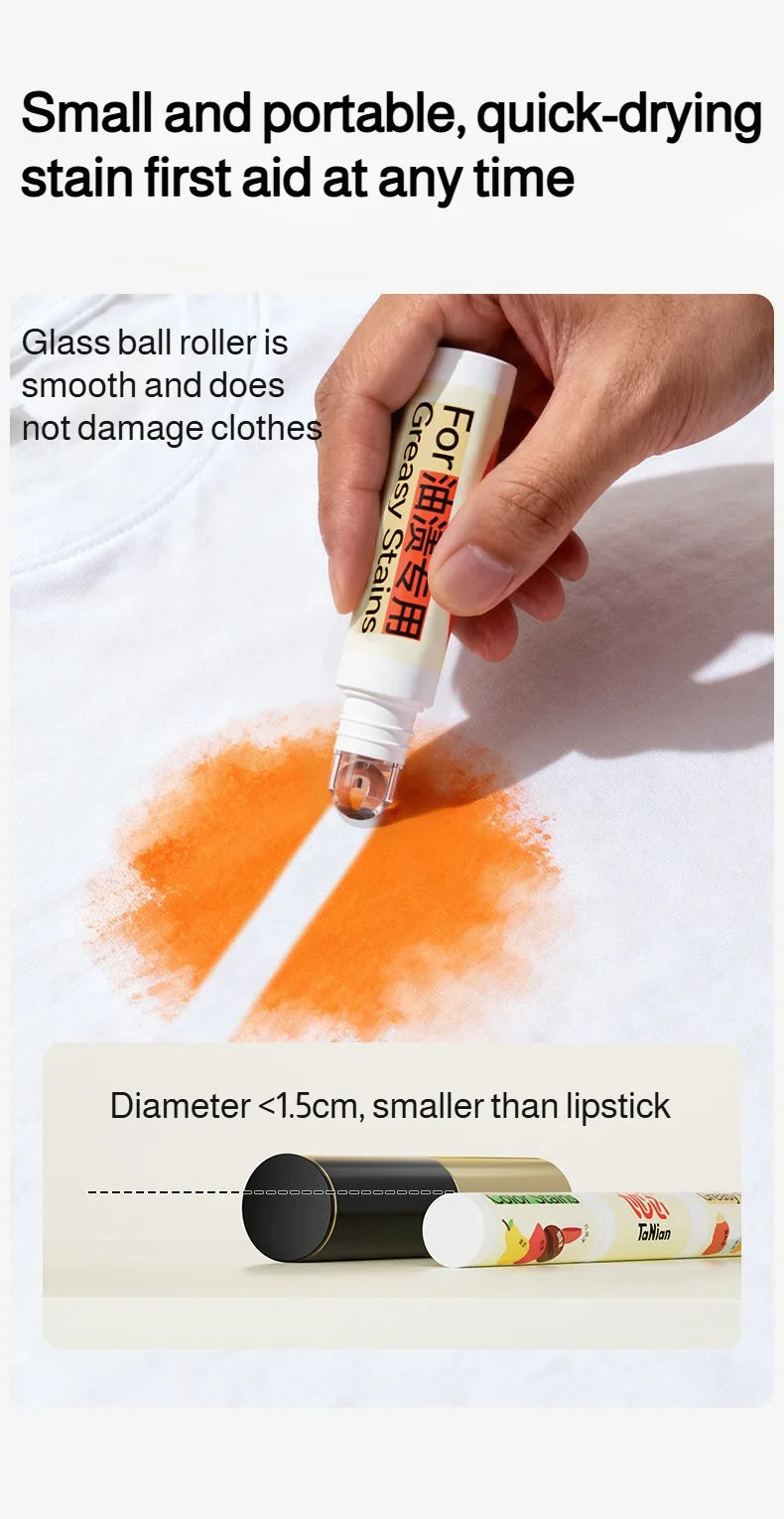 Portable stain remover Stain remover Food stains Daily use Instant stain removal nonwashable and nonmarking laundry detergent