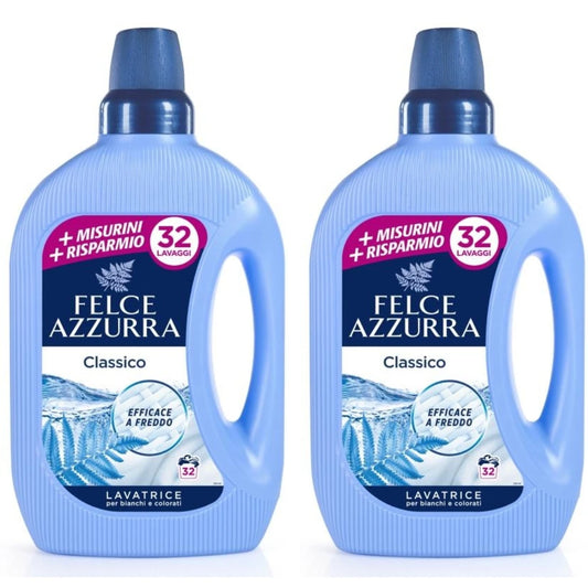 Washing liquid Felce Azzurra Lavatrice Classico 32 washes 2x1, 59L