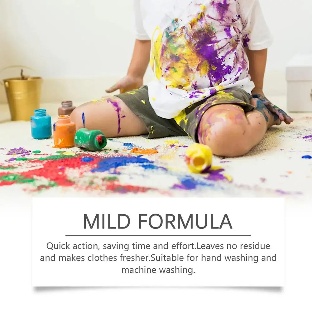 100ML Clothes Stain Remover Liquid Detergent 120ML Shoe Cleaning Spray Removes Stains And Mildew Fabric Cleaning Solution Non-To