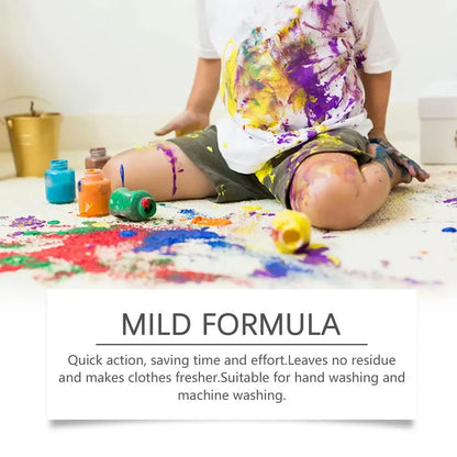 100ML Clothes Stain Remover Liquid Detergent 120ML Shoe Cleaning Spray Removes Stains And Mildew Fabric Cleaning Solution Non-To